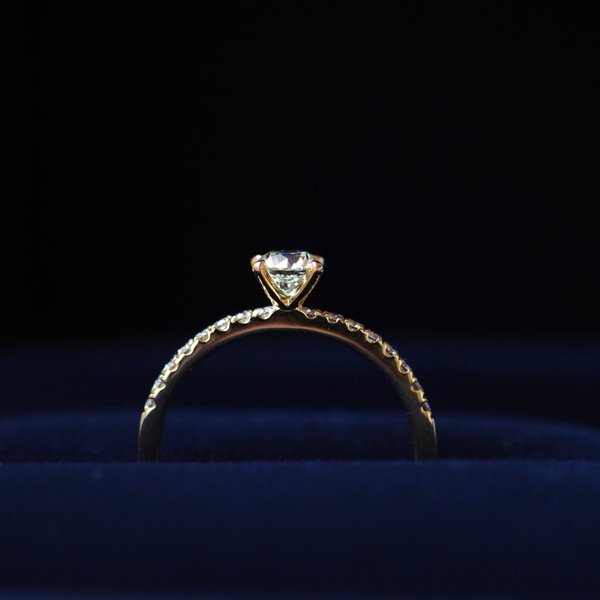 Gracie Diamond Ring - 18K Yellow Gold