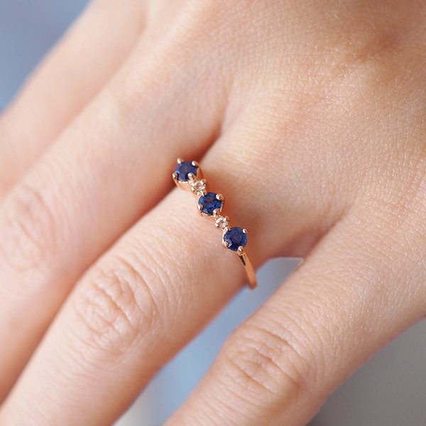 JOSIE Ring - Blue Sapphire