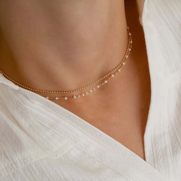 CARLY Necklace - Pearls