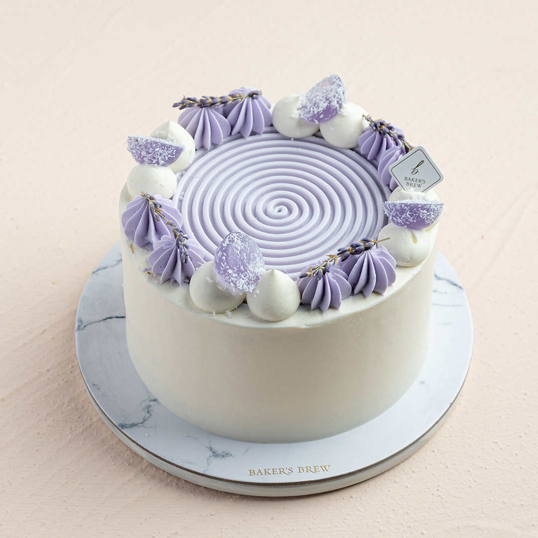 Lavender Blueberry Cake • Malina Bakery Ukrainian Food & Cakes
