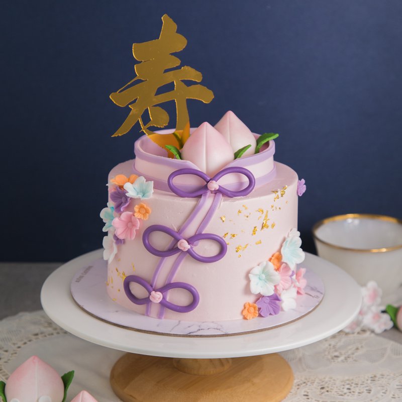 Oriental Cheongsam Longevity | Customised Cakes Singapore | Baker