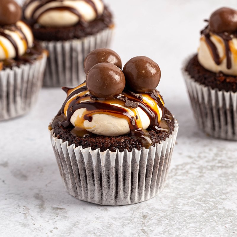 Salted Caramel Chocolate Cupcakes | Online Cake Delivery Singapore | Baker