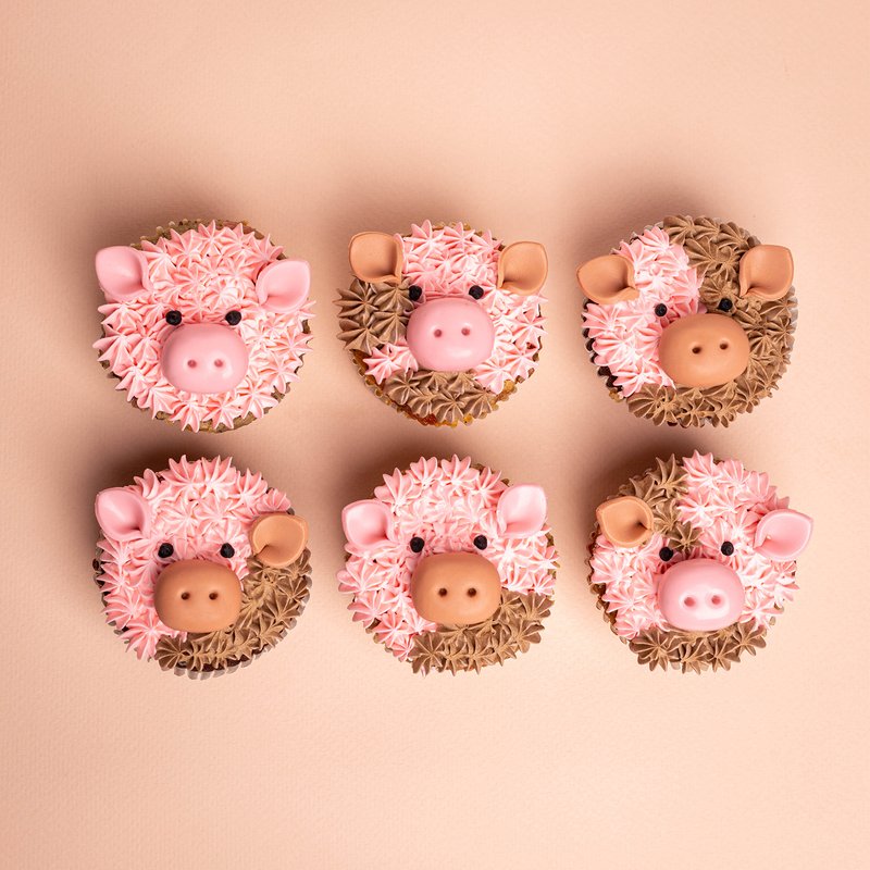 Six Little Piggies | Online Cupcake Delivery Singapore | Baker
