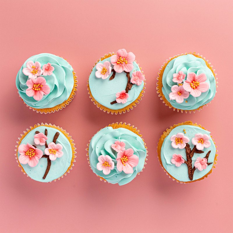 Sakura Blossom Cupcakes | Online Cupcake Delivery Singapore | Baker