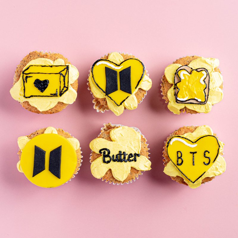 BTS Butter Cupcakes | Online Cupcake Delivery Singapore | Baker
