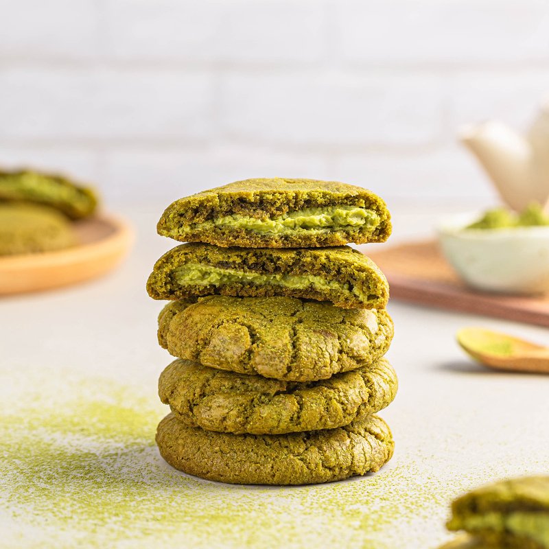 Matcha White Chocolate Cookies | Online Cookie Delivery Singapore | Baker
