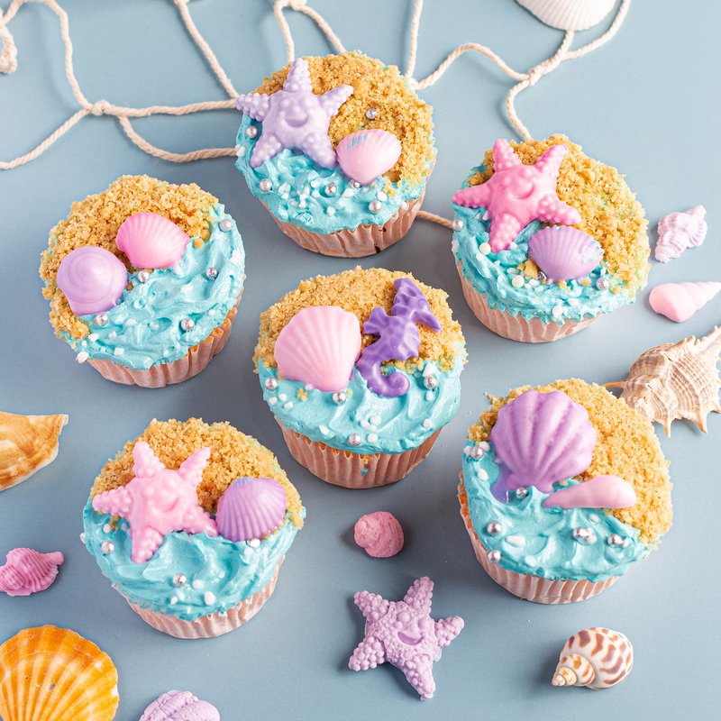 Under-the-Sea Cupcakes | Kids Baking Class | Baker