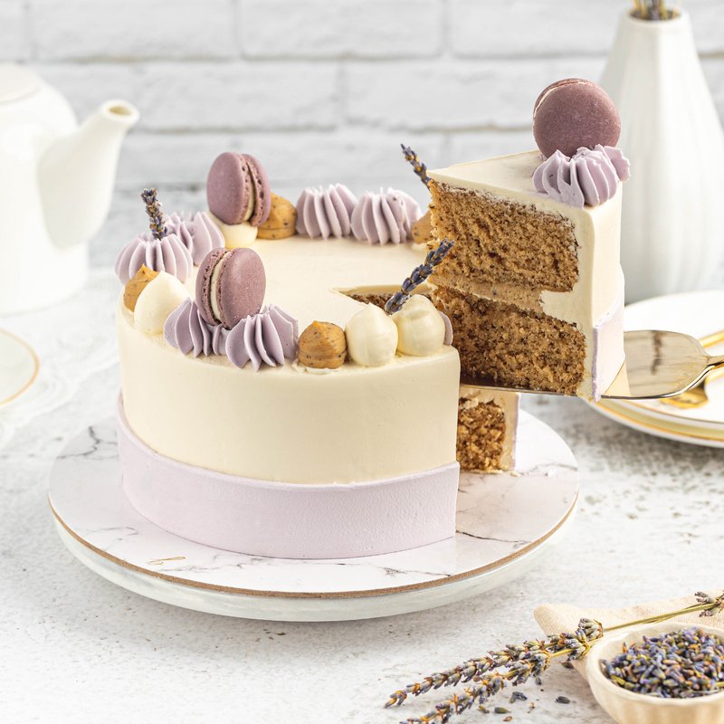 Earl Grey Lavender Cake | Online Cake Delivery Singapore | Baker
