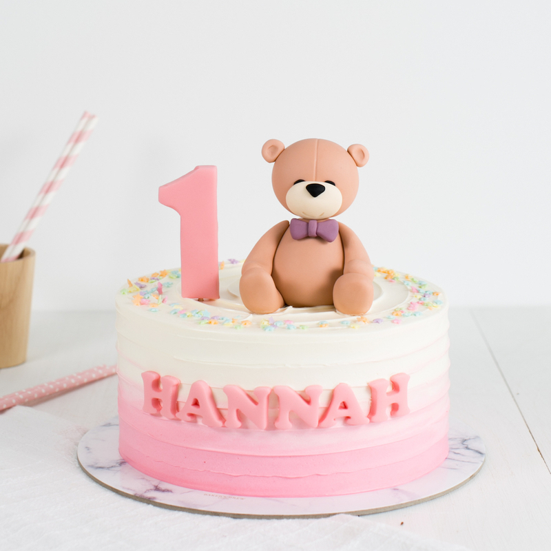 Ombre Pink Bear
