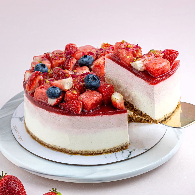 Strawberry Watermelon Mousse | Online Cake Delivery Singapore | Baker