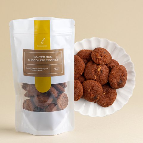 Salted Duo Chocolate Cookies