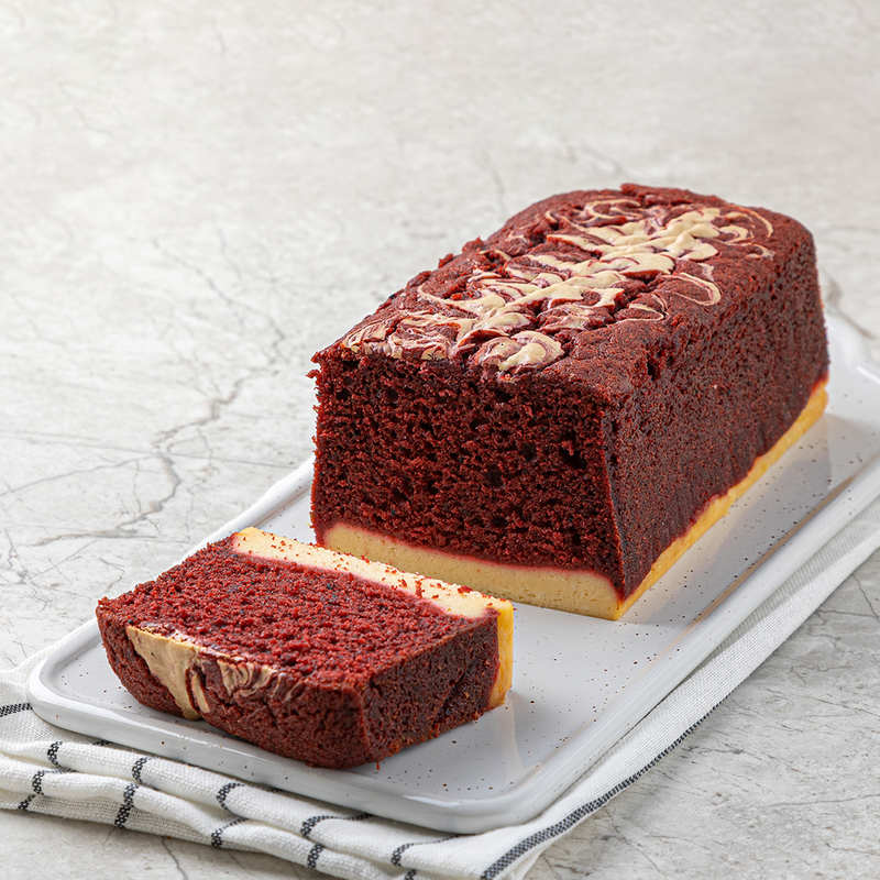 Red Velvet Cheese Loaf | Online Cake Delivery Singapore | Baker