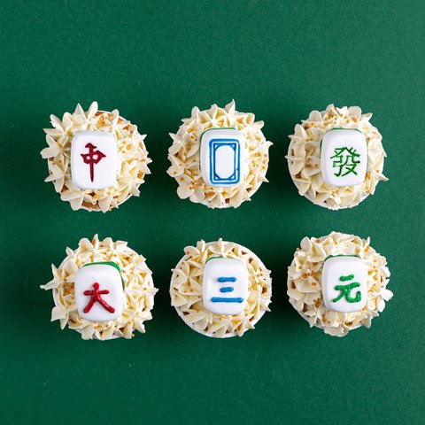 Heng Heng "DA SAN YUAN" Mahjong Cupcakes