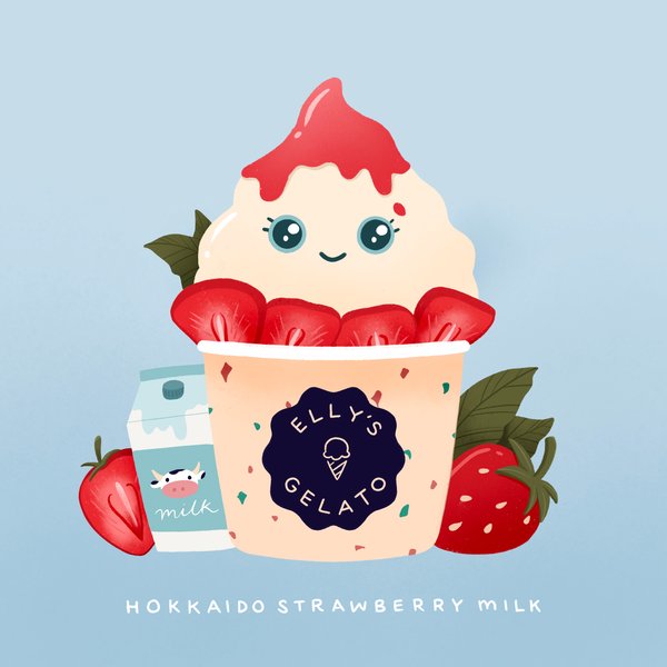 Hokkaido Strawberry Milk