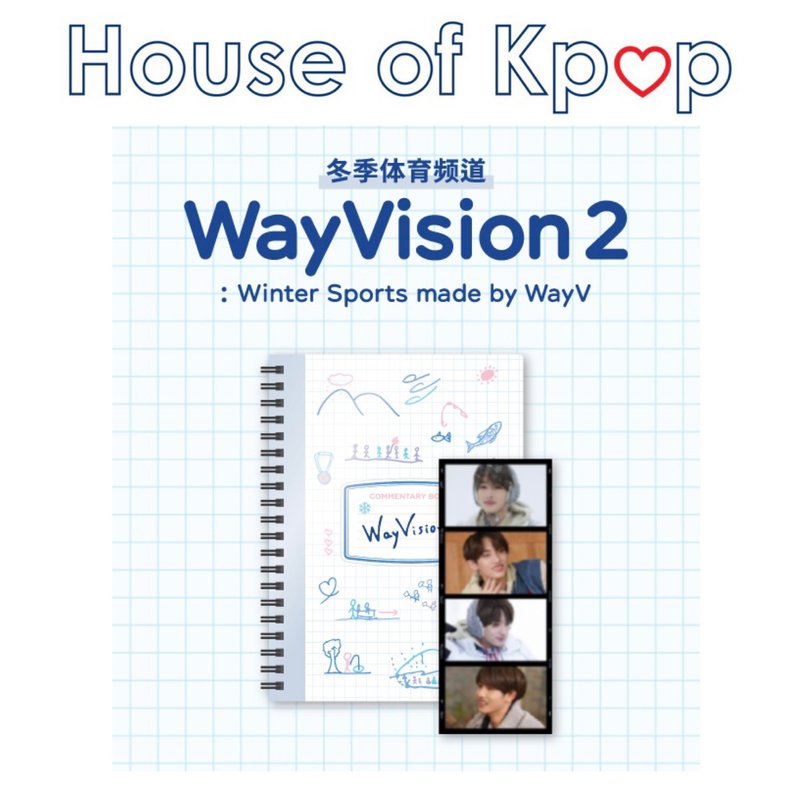 WayV COMMENTARY BOOK + FILM SET - WayVision 2 : Winter Sports made by WayV