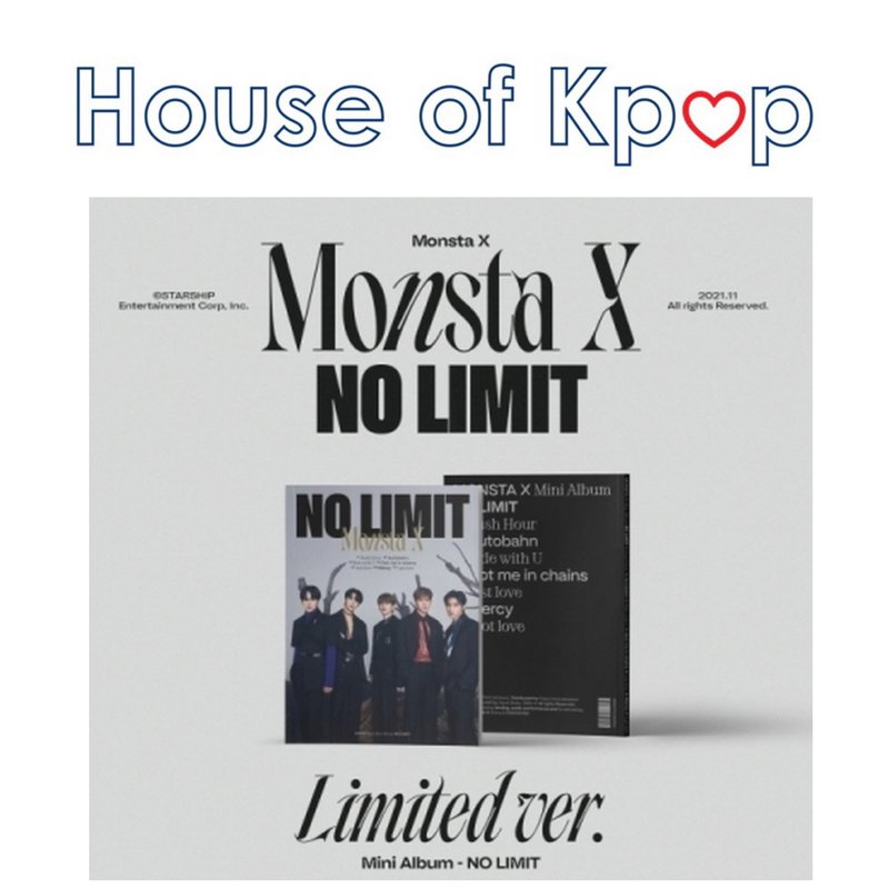 MONSTA X - Mini Album Vol.10 [NO LIMIT] (Limited Ver.) 