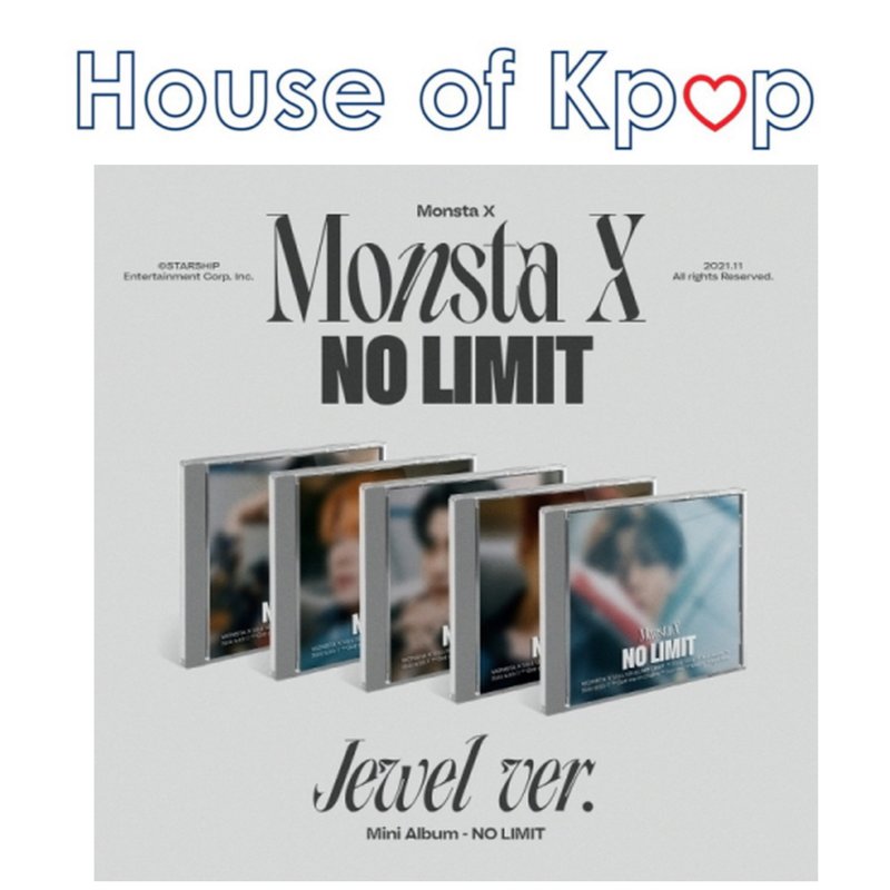 MONSTA X - Mini Album Vol.10 [NO LIMIT] (Jewel Ver.) (Random Ver.) 