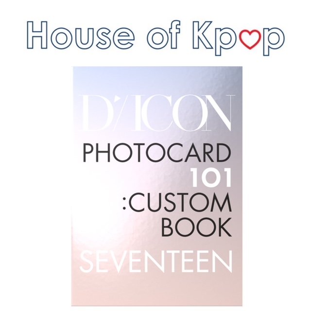 Dicon : SEVENTEEN PHOTOCARD 101:CUSTOM BOOK / MY CHOICE IS... SEVENTEEN since 2021(in Seoul)
