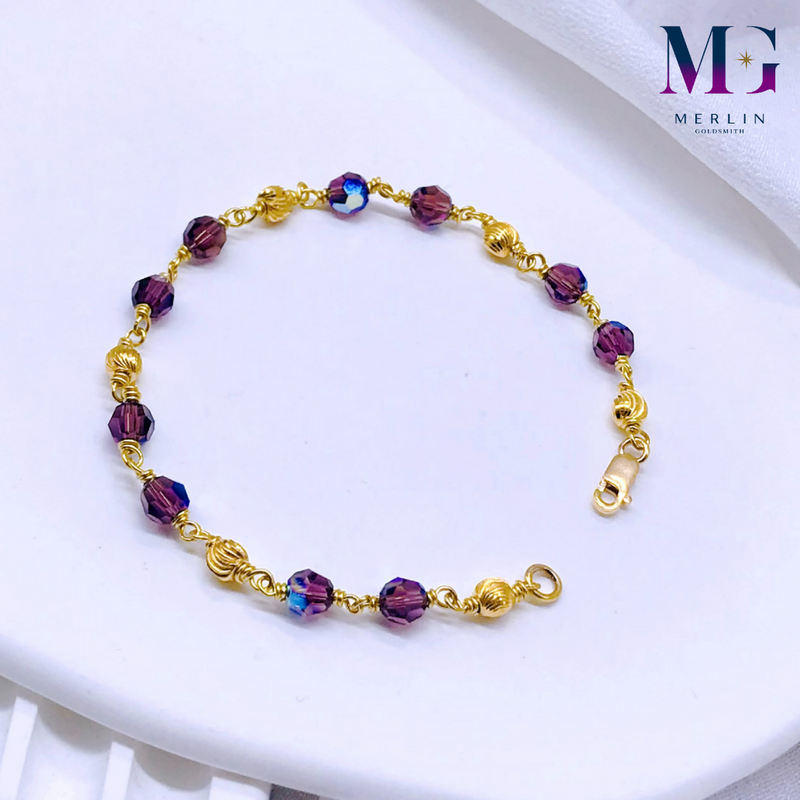 YouBella Artificial Jewellery Multicolour Crystal Bracelets for Women-sonthuy.vn