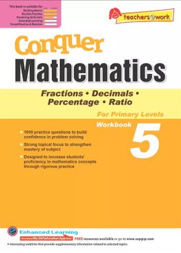 Conquer Mathematics Fractions Decimals Percentage Ratio Book 5