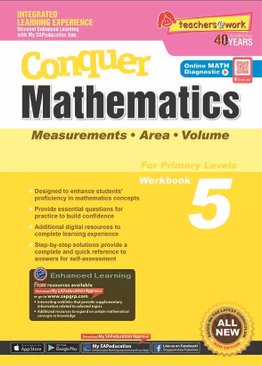 Conquer Mathematics Measurements Area Volume Book 5