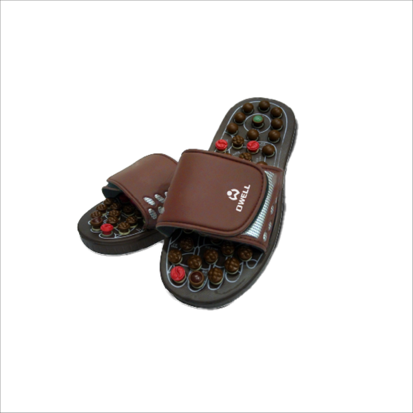 BIO-Magnetic Spiral Reflexology Sandals (Maroon)