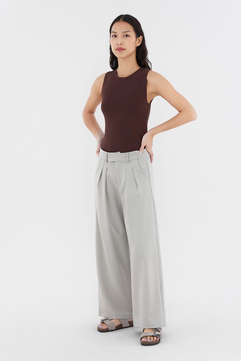 Juralle Low-Rise Tailored Pants