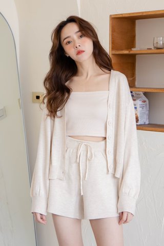 (BACKORDER 2) HONEY FLAKES KR CAMI TOP IN BABY NUDE
