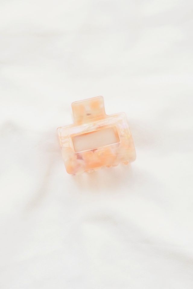 Rect Claw Clip in Coral