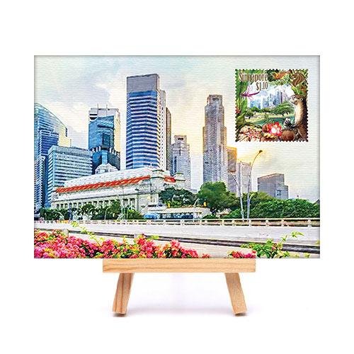 City in a Garden II Collection - Central Business District Canvas Print