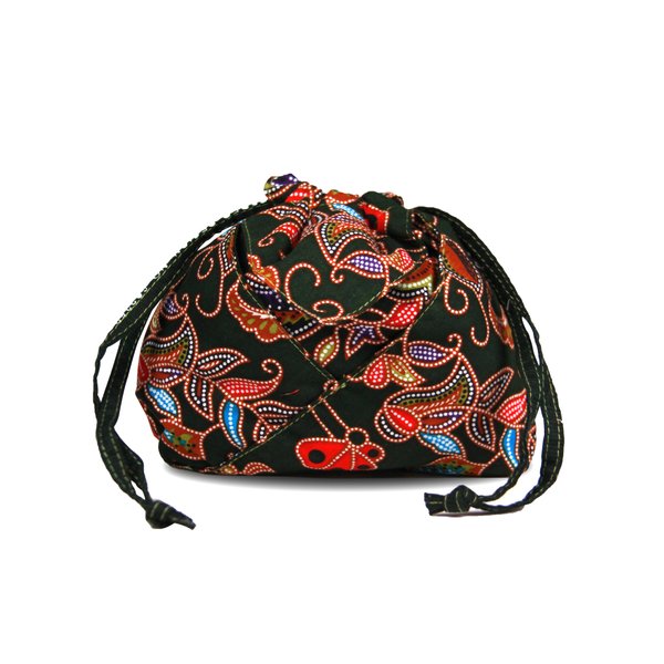 Batik Drawstring Bag