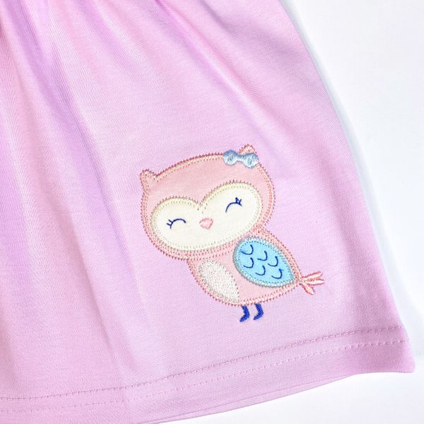 Sweet Owl cotton dress