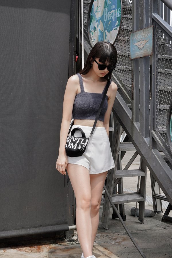 *TPZ* LEIA HIGH WAISTED SHORTS IN WHITE