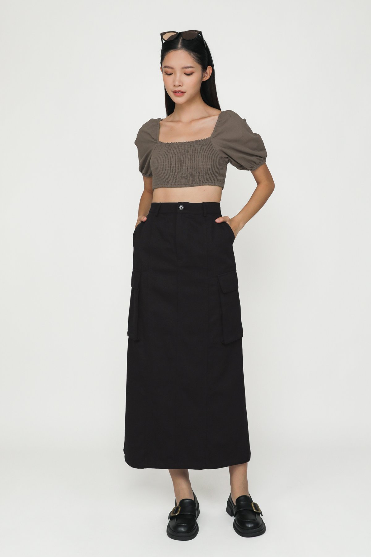 Callas Cargo Skirt (Black)