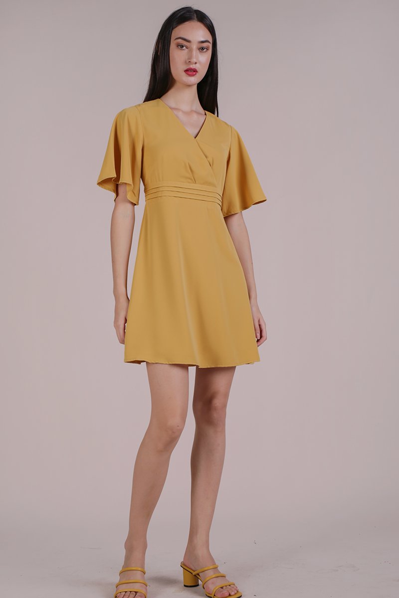 Lesley Flare Dress (Yellow)