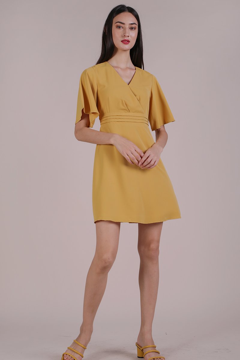 Lesley Flare Dress (Yellow)