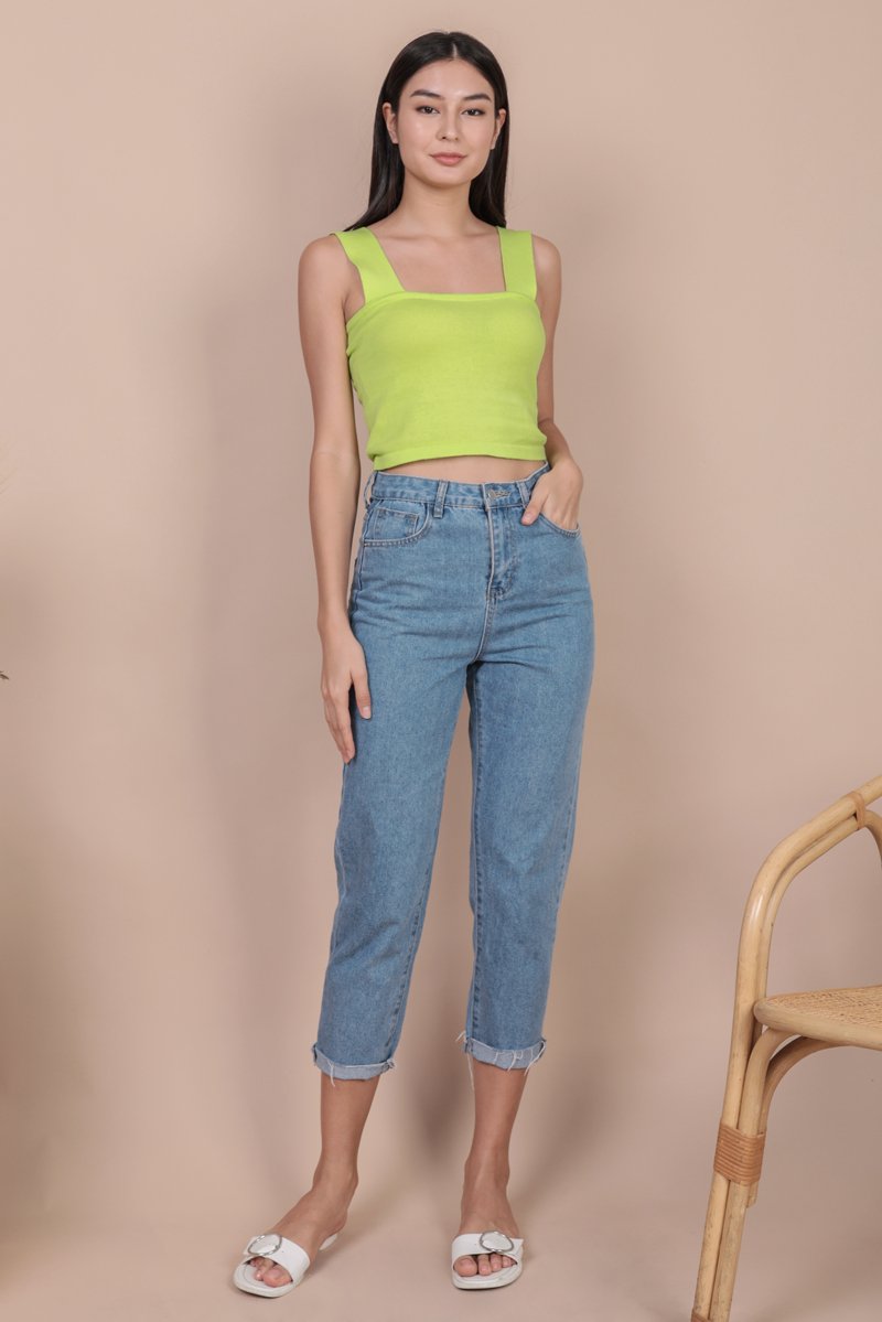 Harley Knit Top (Lime) 