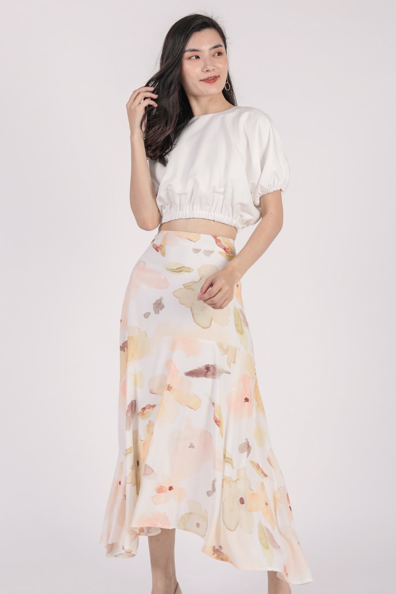 Fiori Midi Skirt (Florescent)