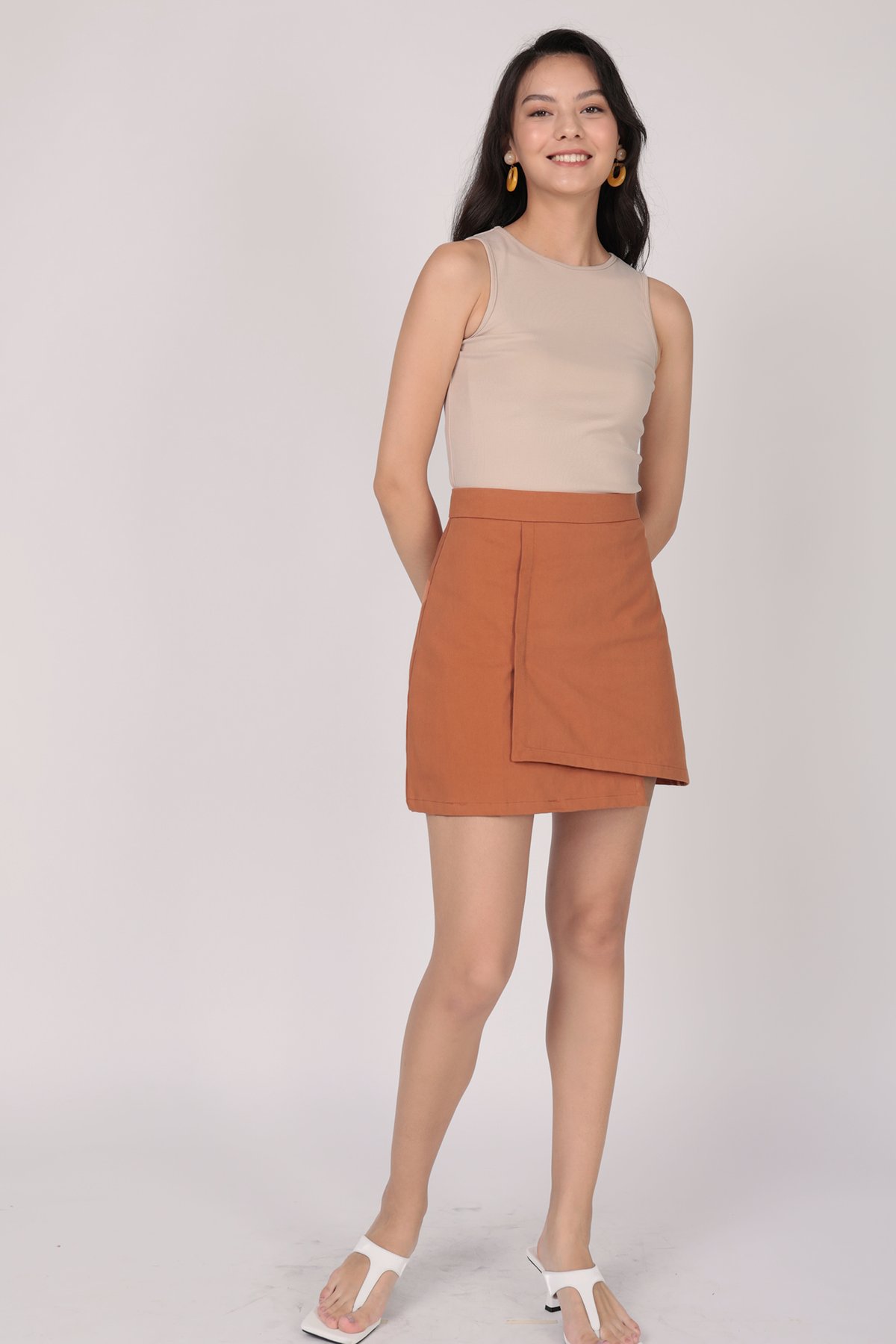 Louie Asymmetrical Skirt (Sienna) 