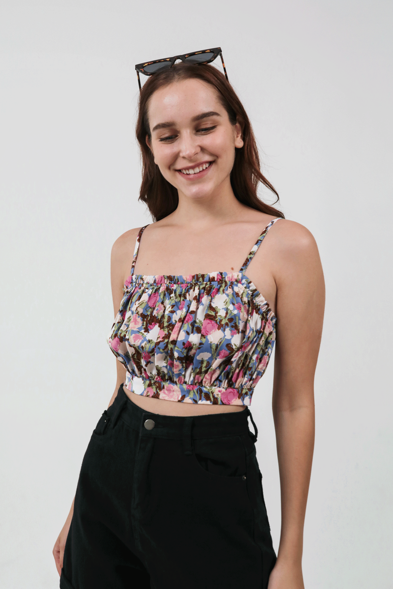 Sidney-Pink-Florals-Cropped-Top-Image-3-The-Tinsel-Rack-Singapore