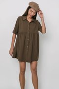 Perry-Brown-Babydoll-Dress-Image-2-The-Tinsel-Rack-Singapore
