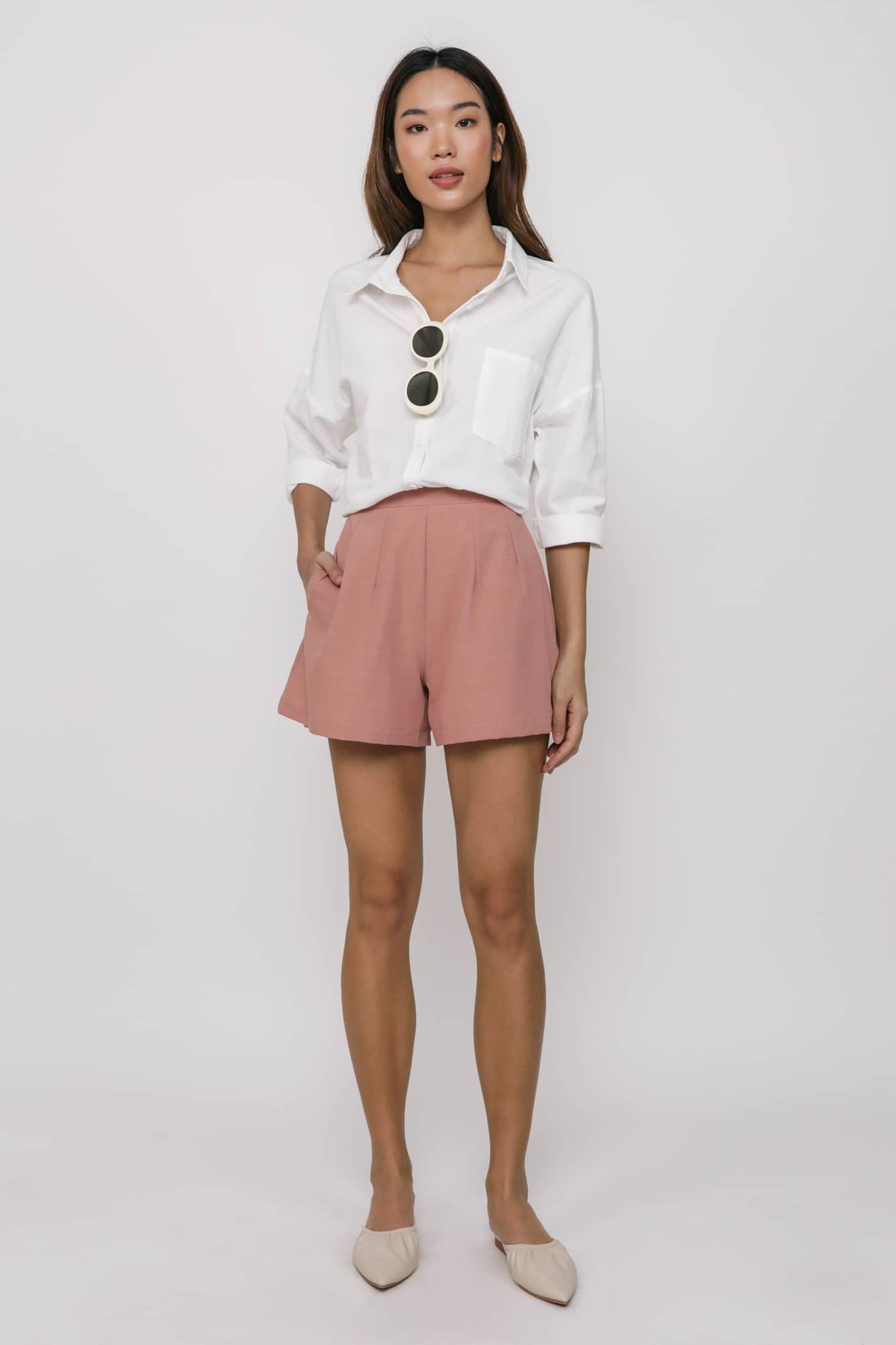 Vera Basic Shorts (Rose)