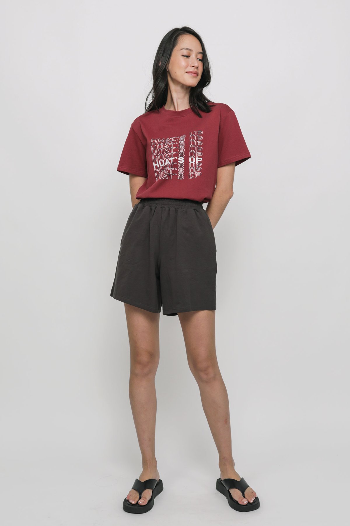 Huat's Up Tee (Maroon) Limited Edition