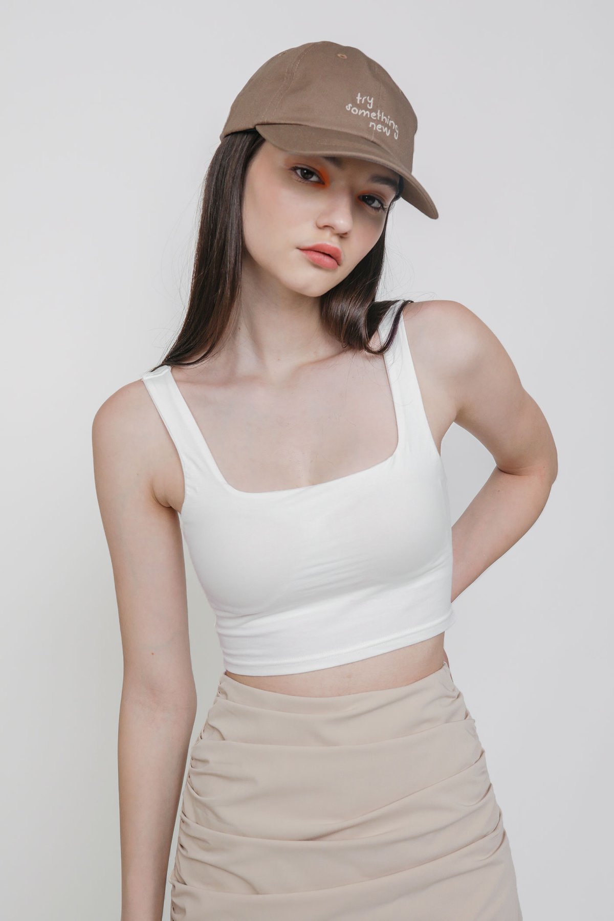 Alexis Padded Top (White)